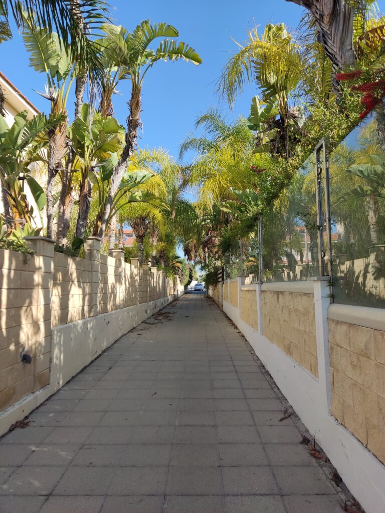 Path down to Nefeli beach