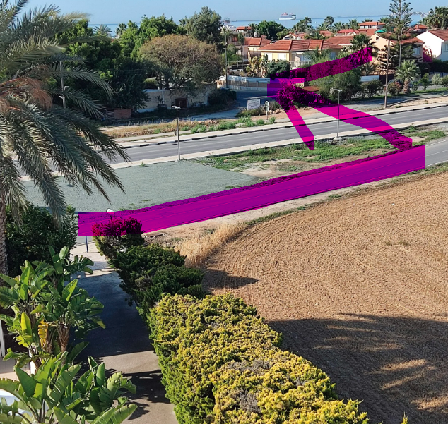 Path from the hotel to Nefeli beach